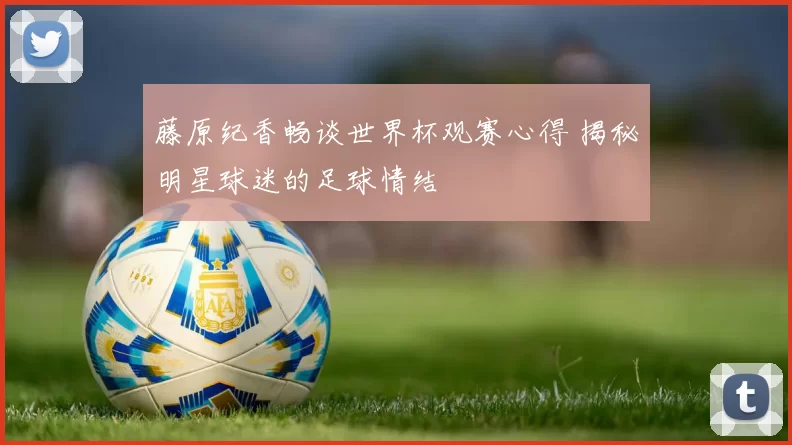 藤原纪香畅谈世界杯观赛心得 揭秘明星球迷的足球情结