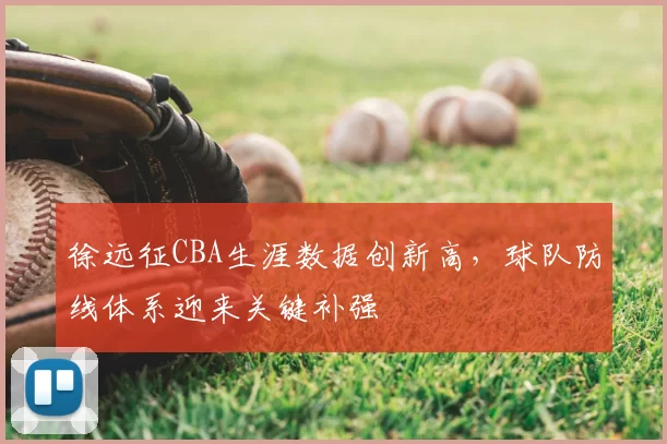 徐远征CBA生涯数据创新高，球队防线体系迎来关键补强