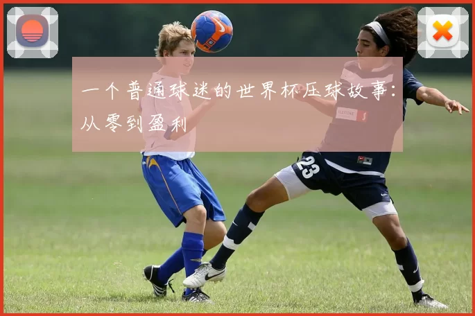 一个普通球迷的世界杯压球故事：从零到盈利