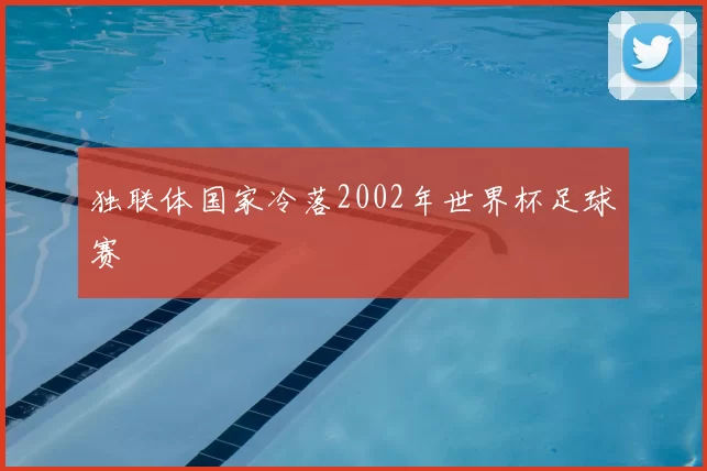 独联体国家冷落2002年世界杯足球赛